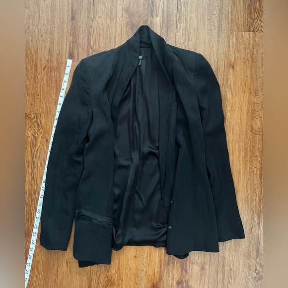 PAIGE Black Women's Blazer Size Xsmall Tencel
Double Breasted Light Weight - Picture 14 of 15